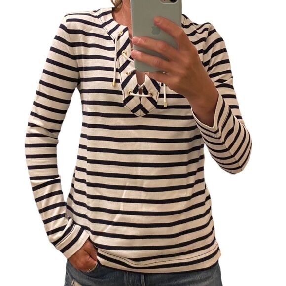 kate Spade cotton stripped sweater. Size Xxs. New. I
